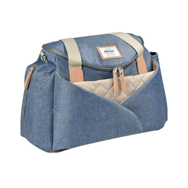Beaba Sydney II Changing Baby Diaper Bag - Heather Blue