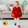 Elc Pull Along Popping Plane Multicolour - Dezine Kids