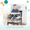 Mastela Booster Seat Fold Up Adjustable Chair - Grey - Dezine Kids