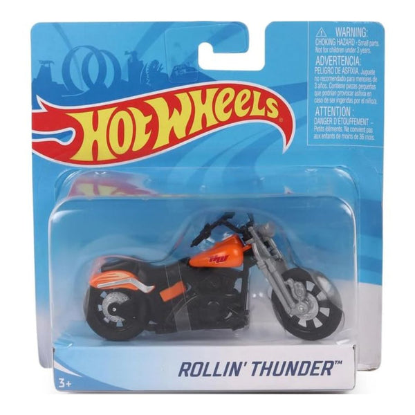 Hot Wheels Rollin Thunder Moto Bike 5 Inches