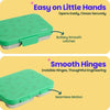 Basil 4 Compartment Stainless Steel Lunchbox with Plastic Lid - Retro Stack