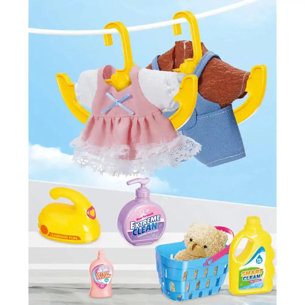 Five Star Magic Laundry Playset Fun & Interactive Pretend Cleaning Set - Dezine Kids