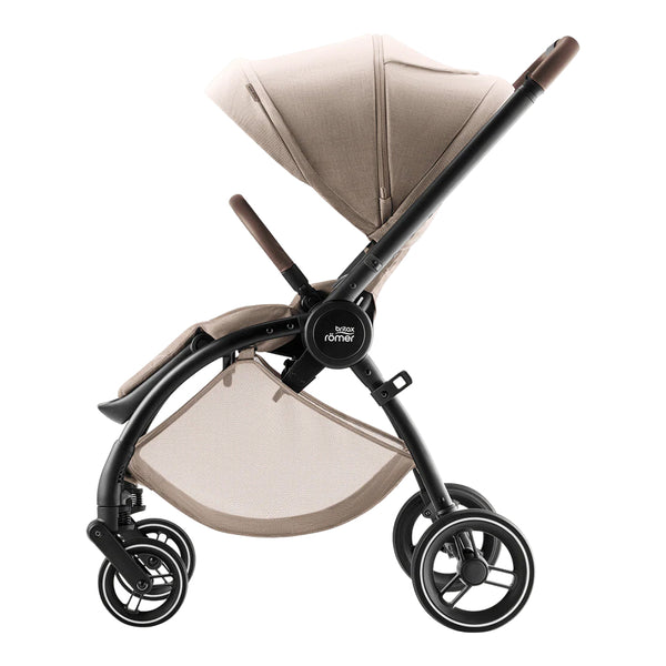 Britax Rio Baby Stroller with UPF 50+ Canopy - Teak - Dezine Kids