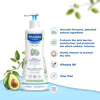 Mustela Gentle Cleansing Gel Baby Hair & Body Wash With Avocado & Vitamin B5 Prevents Dryness & Skin Irritation - 500 ml