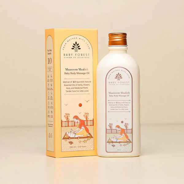 Maasoom Maalish Baby Body Massage Oil 200Ml - dezinekids.com