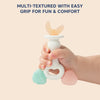 Hopop Silicone Baby Teether | Sensory Chew Toy for Gum Relief | Pack of 1- Assorted - Dezine Kids