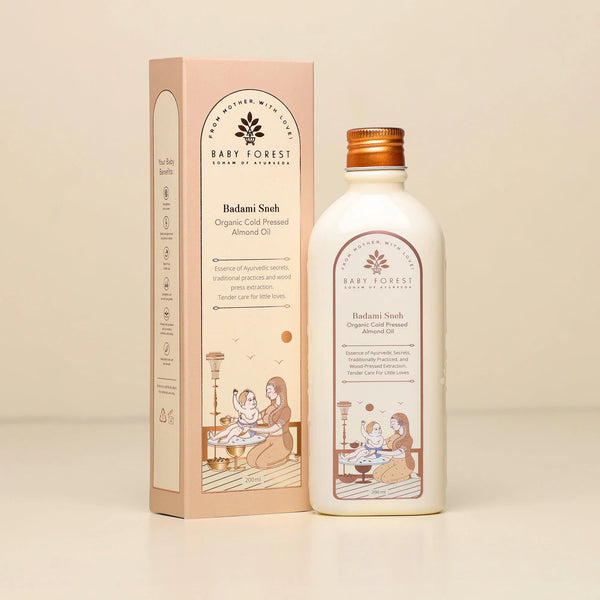 Badami Sneh Organic Cold Pressed Almond Oil 200 Ml - dezinekids.com