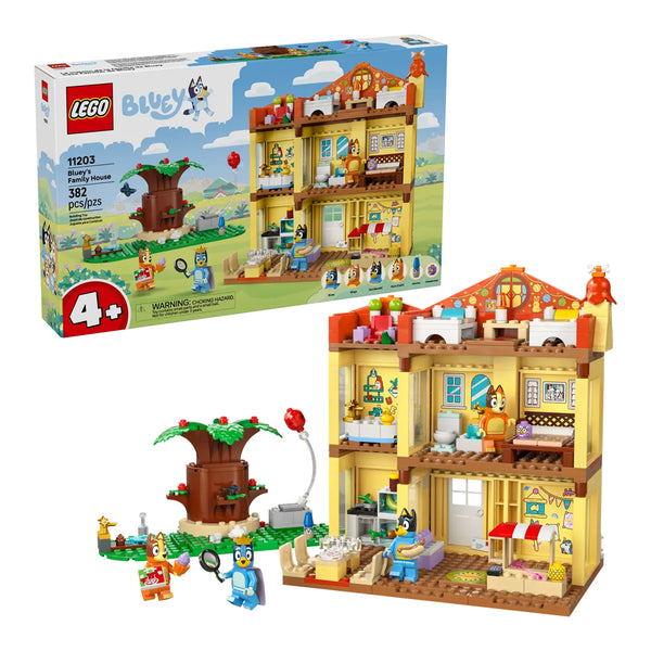 Lego Bluey Family House Playset, Home Building Kit