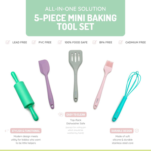 Melii 5 Piece Mini Baking Tool Set