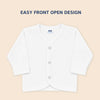 Hopop Baby 100% Cotton Soft & Warm Front Open Thermal Full Sleeves Vest