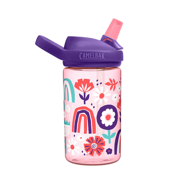 Camelbak Eddy+ Kids 0.4L Water Bottle - Floral Collage - Dezine Kids