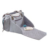 Beaba Sydney II Changing Baby Diaper Bag - Grey & Coral