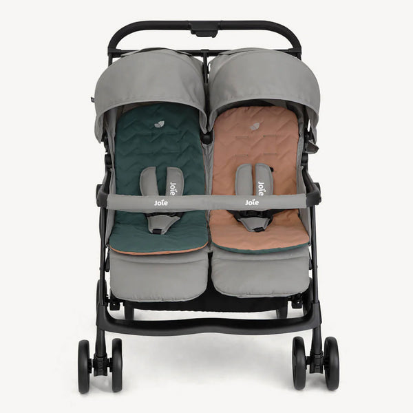 Joie Stroller Aire Twin Birth+ to 15 kg - Pebble - Dezine Kids