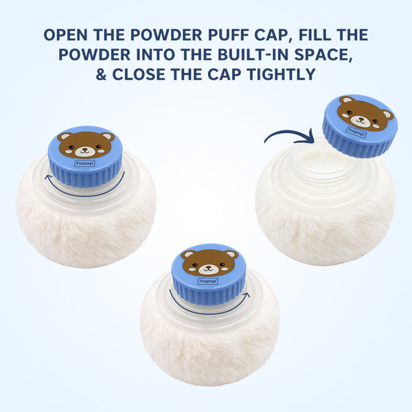 Hopop Soft & Gentle Baby Powder Puff - Dezine Kids