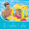 Intex Kiddie Inflatable Pool Float with Sunshade - Yellow - Dezine Kids