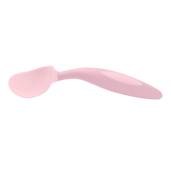 B.Box Toddler Cutlery Set Spoon and Fork - Blush Pink