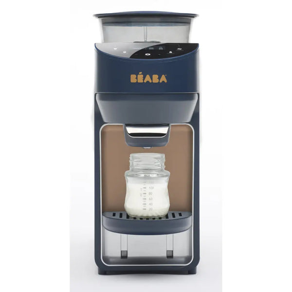 Beaba Milkeo Plus Automatic Baby Bottle Maker & Formula Dispenser with Smart Touchscreen, Multiple Temperature Settings - Night Blue