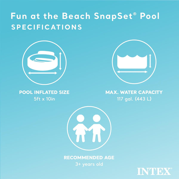 Intex Fun at the Beach Kiddie Pool Snapset - Dezine Kids