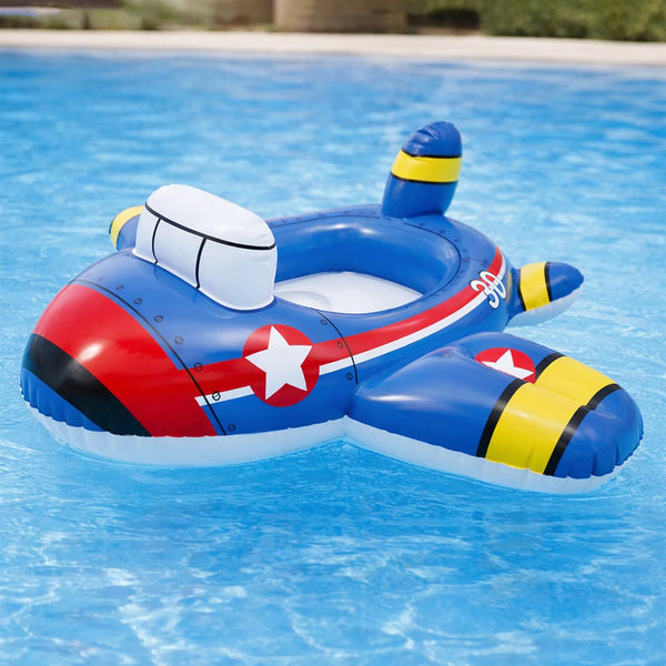 Intex Kiddie Inflatable Swim Water Float Ring Cruiser - Plane - Dezine Kids