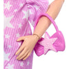 Barbie Deluxe Style Fashion Doll #11 in Pink Denim Star Print Dress