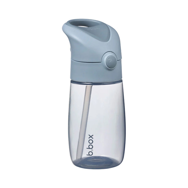 B.Box Straw Drink Bottle Junior, 380 ml - Chill Out Blue