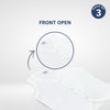 "Infant thermal vest set – 3 pack front open sleeveless warm vests"