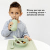 EzPz Happy Cup + Straw Training System for Toddlers - Sage - Dezine Kids