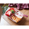 Beaba Silicone 2 Piece Baby Meal Set, Non-Slip, Unbreakable, Easy to Clean, BPA-Free Baby Feeding Set - Baby Pink