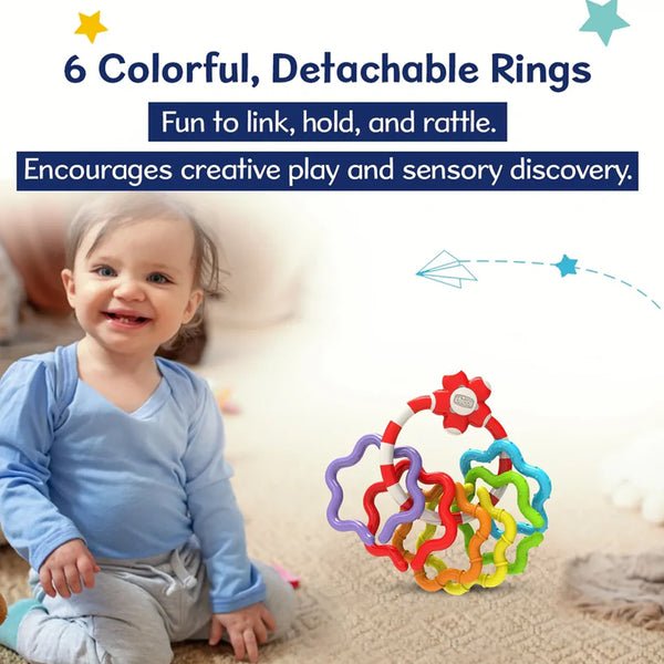 Chicco Easy Grasp Rattle Toy for Infants - Ring