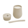 EzPz Mini Cup + Straw Training System for Toddlers - Oat