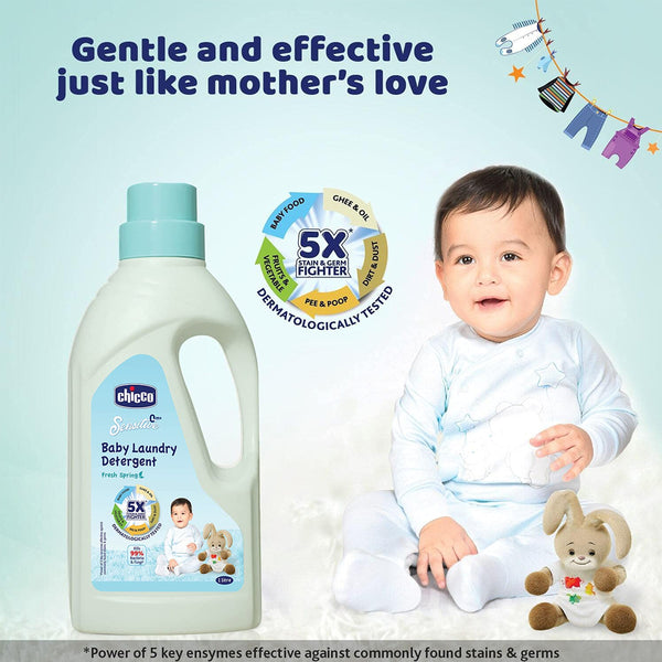 Chicco Baby Laundry Detergent Fresh Spring - 1Ltr