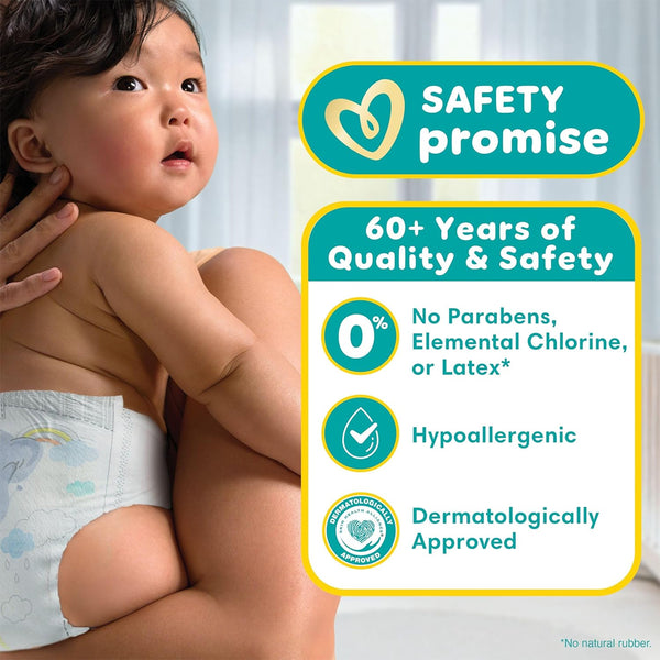 Pampers Swaddlers Disposable Baby Diapers, Size 6, (50 Count) 16+ Kg