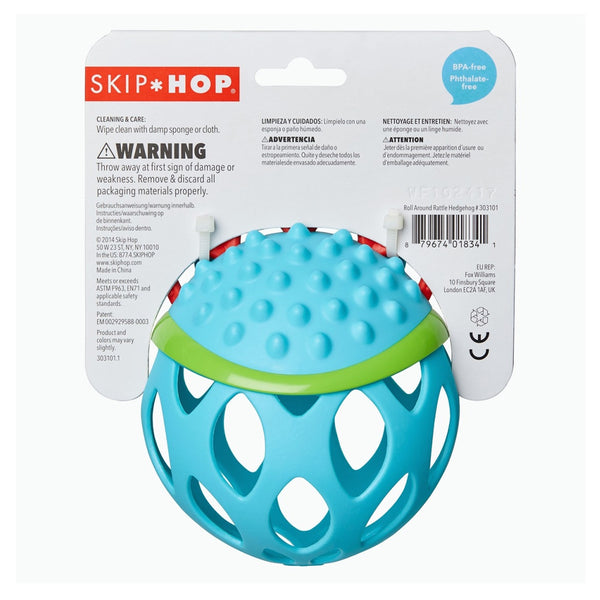 Skip Hop E&M Roll Around Rattle Hedgehog