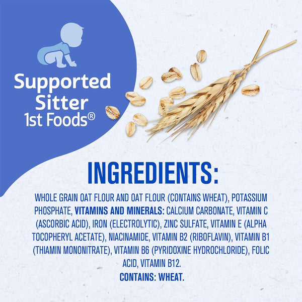 Gerber Cereal for Supported Sitters, 4+ months - Oatmeal
