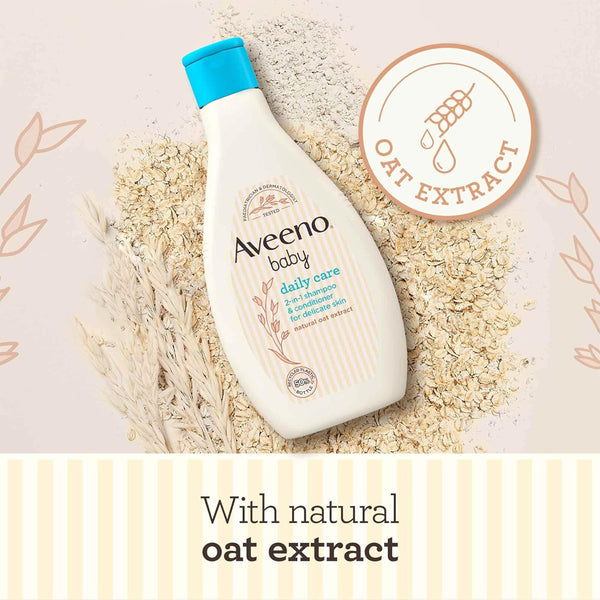 Aveeno Baby Daily Moisture Wash & Shampoo - 250ml