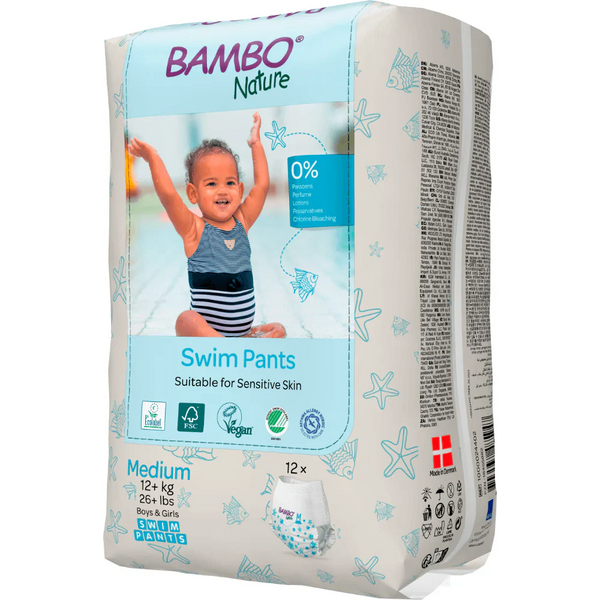Disposable Swim Diaper Pants, Size M (12+ kg)
