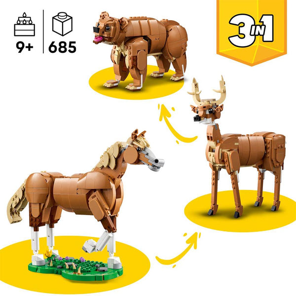 Lego Creator 3 in 1 Beautiful Horse Toy Animal