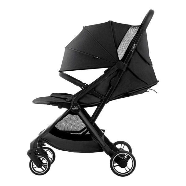 Britax Flylite Cabin Friendly Stroller 0 to 4 Years - Carbon Black - Dezine Kids