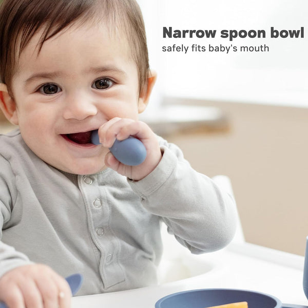 EzPz Tiny Spoon for Babies/Infants - Blush - Dezine Kids