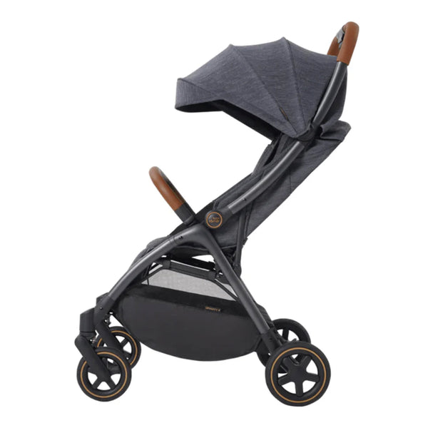 Britax Gravity II Auto One-Handed Fold Stroller - Marble Blue - Dezine Kids