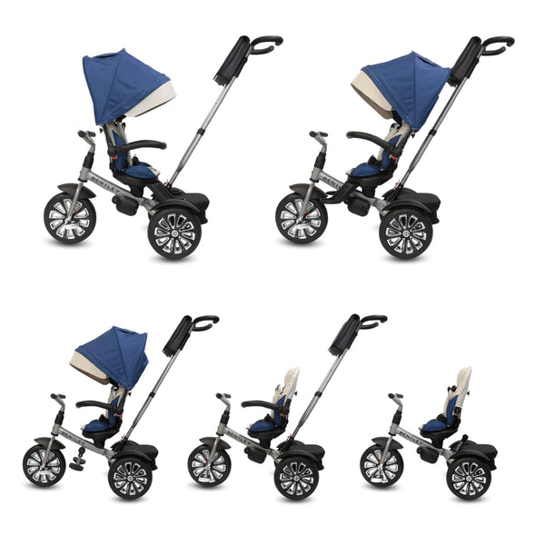 Bentley 6 in 1 Baby Stroller Mullinerr - Cool Stone Grey - Dezine Kids