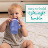Infantino My 1st Tumbler Silicone 260ml - Blue - Dezine Kids