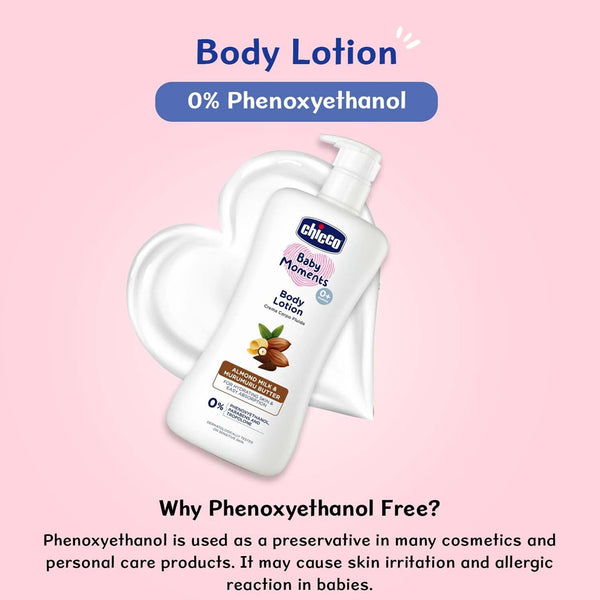Chicco Baby Moments Body Lotion 500ml + Baby Cream 100ml