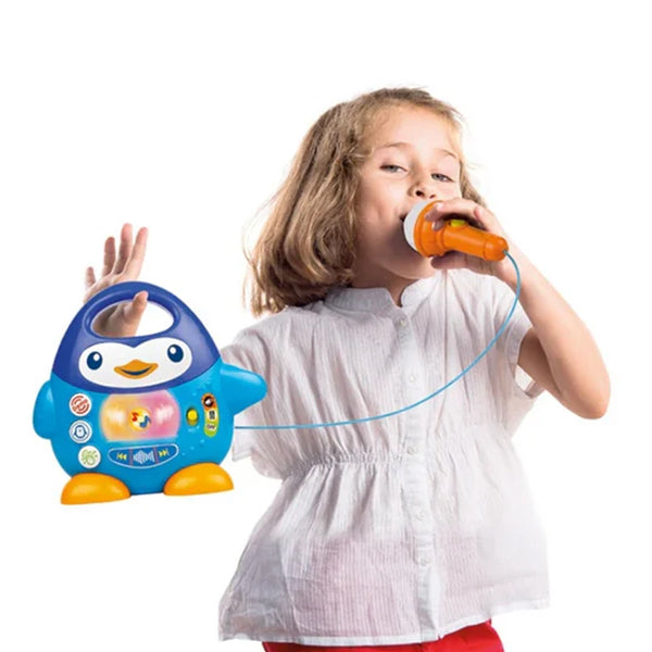 Winfun Penguin Music PlayerWorking Microphone with Echo Effect