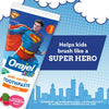 Orajel Kids Anti Cavity Toothpaste Fluoride Superman, Natural Watermelon Flavor, Stage 3, 2-10 Yrs -119 g - Dezine Kids