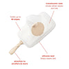Skip Hop Grab & Go Snug Seal Wipes Case - Oat