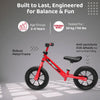 Chicco Speedy Red Balance Bike with Adjustable Seat Height & Handle Bar Height - Red