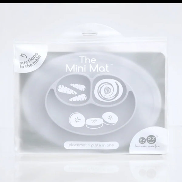 EzPz Mini Mat for Toddlers - Pewter