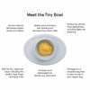 EzPz First Foods Set 100% Food Grade Silicone Baby & Toddler Suction Bowl with Built In Placemat - Pewter - Dezine Kids