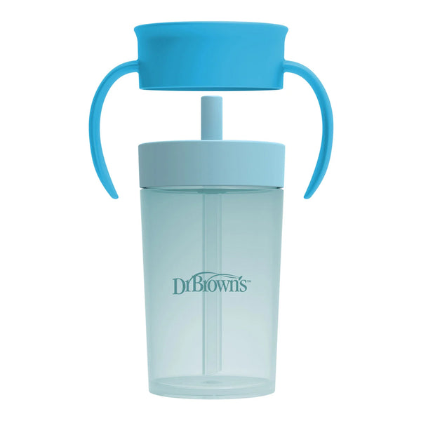 Dr.Browns Straw to 360 Cup Set - Ocean Blue - Dezine Kids
